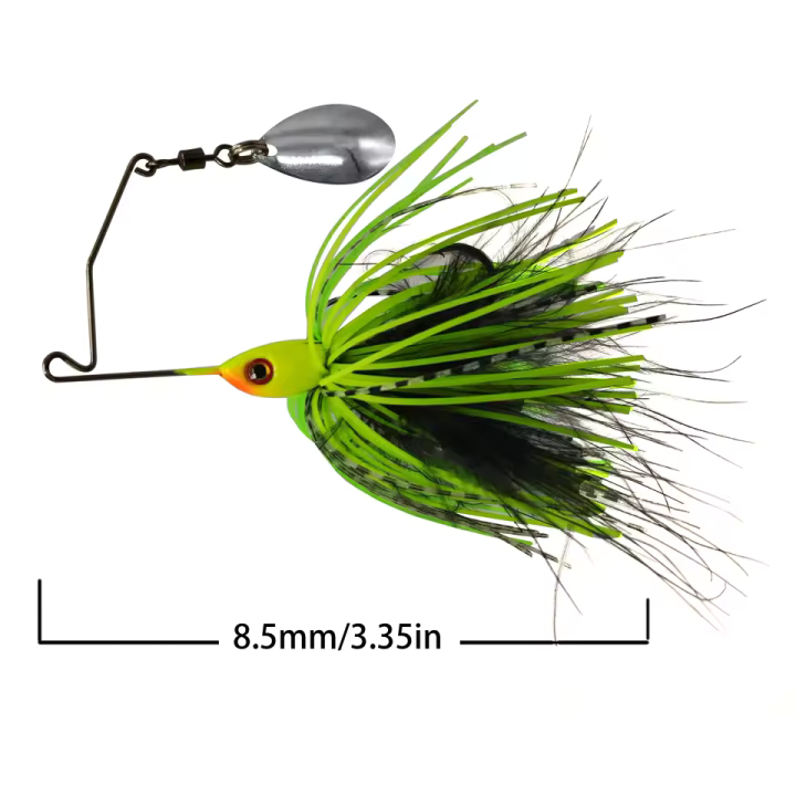 Leurre Chatterbait Mycena 7g/9g – Spinnerbait à lame vibrante pour brochet et bar
