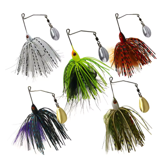 Leurre Chatterbait Mycena 7g/9g – Spinnerbait à lame vibrante pour brochet et bar